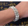B-0593 New Arrival European Fashion Silver Plated Crystal Adjustable Bracelet