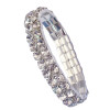 B-0593 New Arrival European Fashion Silver Plated Crystal Adjustable Bracelet