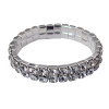 B-0593 New Arrival European Fashion Silver Plated Crystal Adjustable Bracelet