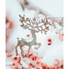 P-0197 New Fashion Silver Gold Plated Lovely Deer  Animal Design Brooch Pin For Women