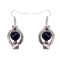 E-3600 New Arrival Bohemia Fashion Popular Silver Plated Beads Dangling Charm Earrings