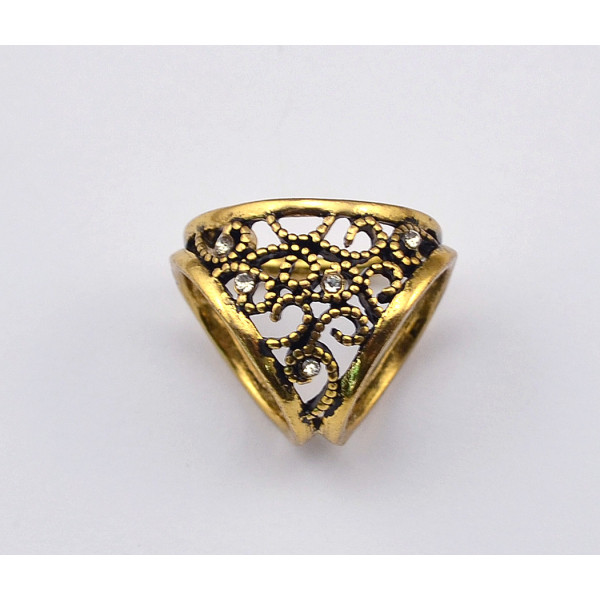 P-0201 New Fashion Punk Style Vintage Silver/Gold Plated Rhinestone 3 Circles Women Scarf Brooch