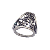 P-0201 New Fashion Punk Style Vintage Silver/Gold Plated Rhinestone 3 Circles Women Scarf Brooch