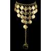 B-0603 New Arrival European Christmas Fashion Popular Silver Gold Plated Coin Tassel Finger Rings Bracelet