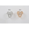 R-1252 New Fashion Casual Sterling Silver Alloy Silk scarf buckle for Women