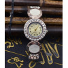 B-0597 New Arrival Design Quartz Watches Luxury Brand Women Bracelet Fashion Gold Plated Rhinestone Montre Femme Watches