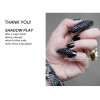 R-1265 New European Fashion  gun black  Rhinestone Punk Style Nail Rings