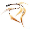 F-0280 Bohemian Style Vintage Feather Beads Headdress Hair Accessories
