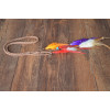 F-0279 New Arrival Handmade Braid Leather Chain Beads Feather Tassel Hair Band Hair Accessory