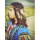 F-0288 Retro Style Rope Chain Natural Stone Feather Tassel Hairband Accessory