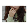R-1274  7pcs/set New Fashion Jewelry Gold Plated Charm Rhinestone Flower Moon Midi Rings Knuckle Rings for Girls Women
