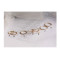 R-1274  7pcs/set New Fashion Jewelry Gold Plated Charm Rhinestone Flower Moon Midi Rings Knuckle Rings for Girls Women