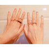 R-1276  6PCS New Design Unique Charm Crystal Punk Gold Plated Finger Knuckle Rings Set for women Fashion Jewelry