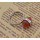 R-1277 Fashion Jewelry Natural Stone Agate Women Rings Adjustable Vintage Finger Ring with Silver Plated