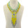 N-5852 Bohemian Fashion Three Multi Layered Net Chain Handmade 9 Colors Resin Beaded Long Tassel Statement Necklaces Women Jewelry