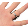 R-1278   Unisex New Fashion Tibetan Style Silver Plated Natural Turquoise Swallow  Cocktail Finger Ring Adjustable