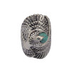 R-1278   Unisex New Fashion Tibetan Style Silver Plated Natural Turquoise Swallow  Cocktail Finger Ring Adjustable