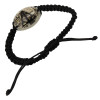 B-0627 Vintage Retro Handmade Bohemia Crystal Beads Adjustable Leather Adjustable Bracelet For Women Men Unisex Jewelry