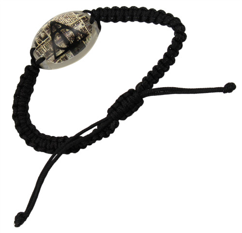 B-0627 Vintage Retro Handmade Bohemia Crystal Beads Adjustable Leather Adjustable Bracelet For Women Men Unisex Jewelry