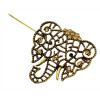 P-0208 Fashion Jewelry Vintage Gold Silver Plated Crystal Rhinestone Hollow Big Elephant Wedding Brooches For Women