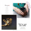 B-0633  new design fashion gold link chain hollow out geometry shape finger ring with bracelet for women girl jewelry