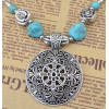 N-5915 New Fashion Silver Plated Charms Bib Statement Pendant Necklaces for Women