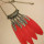 N-5920 2015 Hot Sale Bohemian Black Feathers Charms Pendants Long Necklaces Women's Sweater Necklace Jewelry