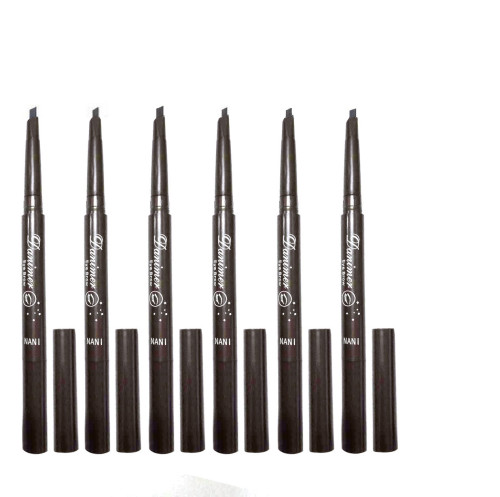 M-0005   High Quality 6 Colors Makeup Brows Automatic Eyebrow Pencil With Eye Brows Brush Waterproof and Long-lasting