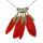 N-5920 2015 Hot Sale Bohemian Black Feathers Charms Pendants Long Necklaces Women's Sweater Necklace Jewelry