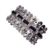 B-0631  New Fashion Bohemia Tibet Style Vintage Silver Bangle Link Chain Natural Round Shape Bracelet for Women