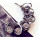 N-5924  New Arrival Silver Gun Black Crystal Zircon Drop Pendant Necklace
