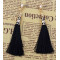 E-3646   Fashion Style gold plated pearl colorful rope tassel dangle earrings jewelry