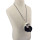 N-5927  Fashion Black Chain Thread Rope Wool Rhinestone Cool Glasses Boy Sweater Long Chain Doll Pendant Necklace