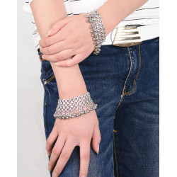 B-0648  New fashion silver plated bell bead bracelet  for women jewelry