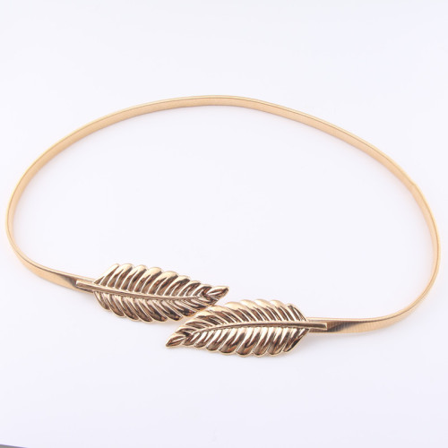 N-5950  2015 new fashion hot ally gold silver leaf belt belly chain jewelry for women gift