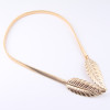 N-5950  2015 new fashion hot ally gold silver leaf belt belly chain jewelry for women gift