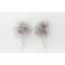 E-3650  new fashion feather warm  pearl dorp Earring for women jewelry