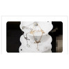 B-0646  Fashion Gold/Silver plated alloy chain rhinestone butterfly theme ring bracelet jewelry set