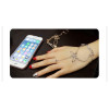 B-0646  Fashion Gold/Silver plated alloy chain rhinestone butterfly theme ring bracelet jewelry set