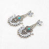 E-3659  Europe and America 2016 New Beautiful Fashion Clear Crystal Earrings Elegant Turquoise Dangle Earrings For Women