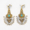 E-3659  Europe and America 2016 New Beautiful Fashion Clear Crystal Earrings Elegant Turquoise Dangle Earrings For Women