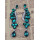 E-3665 Fashion Style Silver plated drop rhinestone leaf shape Dangle Earrings