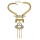 N-5993 Fashion high quality silver gold plated charm crystal rhinestone multi layer tassel beads pendant necklaces for women jewelry
