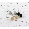 E-3671  Korea style gold geometry cute lovely ear stud earrings