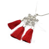 N-5999  2016 Hot Sell Fashion Silver Long Necklaces Pendants Tassel Sweater Women Necklace All Match Necklace Jewelry