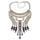 N-6008  European style luxury brand full rhinestone crystal flower vintage statement necklace vintage maxi colar fashion women jewelry