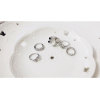 R-1313  New Fashion Women Punk Gold Silver Plated Black Resin Butterfly Flower Hollow Round Midi Knuckle Rings