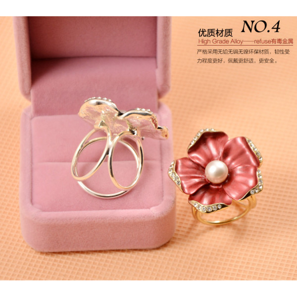 R-1316  New Fashion Casual Gold Alloy Silk scarf buckle for Women
