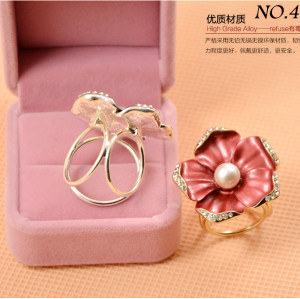 R-1316  New Fashion Casual Gold Alloy Silk scarf buckle for Women