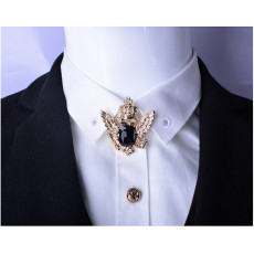 P-0305  Fashion Unique style Rhinestones Silver & Gold  Plated  Crown Shape Brooch Buckle Accessories